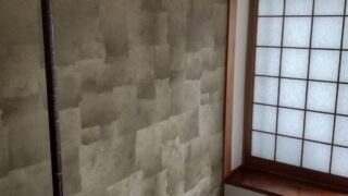 高槻市　珪藻土壁クロス　網戸幅広　障子張替え