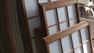 高槻市　障子張替え