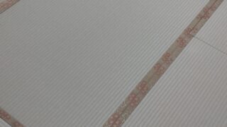 高槻市　和紙畳灰桜色　新畳