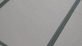箕面市　畳　大建和紙若草色表替え　リピーター様です　