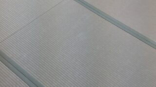 箕面市　広間畳替え　和紙畳新調と障子張替え　　