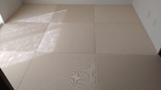 茨木市山手新町　琉球畳の表替え　中国産～和紙に変更　