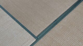 茨木市畳替え　白川　和紙畳の新調と表替え
