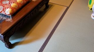 大阪市生野区　新調畳　熊本産涼風綿W　14帖交換