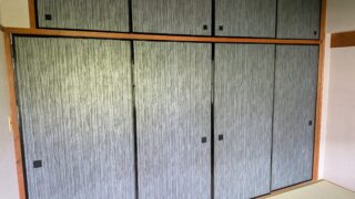豊中市　畳と襖の新調　リフォーム工事の分離発注です。
