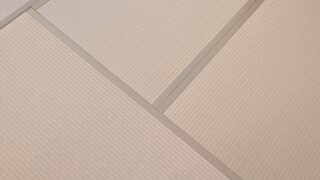 吹田市藤白台　和紙畳　灰桜色25mm仕上がり表替え　即日仕上げ