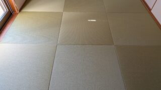 吹田市長野東 和紙の琉球畳と襖張替
