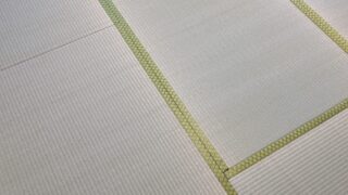 高槻市郡家本町　熊本産ひのみどり新調６枚と張替１２枚と床下張替