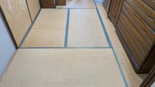 八尾市 沼 熊本産新調畳と新鳥新調襖 総額40万円