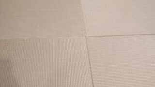 箕面市　和紙畳　清流ちゅら黄金色縁無し