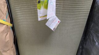 向日市　熊本産ひのさやか綿W幅広表替え　14帖