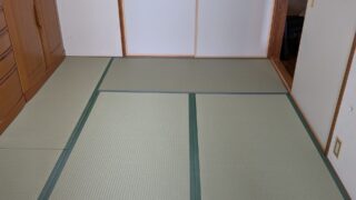 豊能町レックスマンション 襖新調とセキスイ美草樹脂新畳