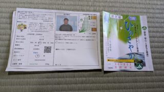 京田辺市 畳替え 熊本産ひのさやか幅広綿W 坂田さん作