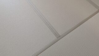 高槻市 和紙畳新調入れ替え 灰桜色10畳半