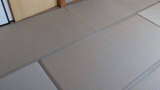 大東市 和紙畳 灰桜色新調×2部屋
