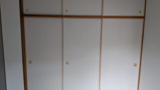 寝屋川市 和紙の灰桜色新調と襖新調