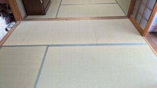 門真市 新調畳 熊本産ひのさやか 坂田さん作と塚田さん作